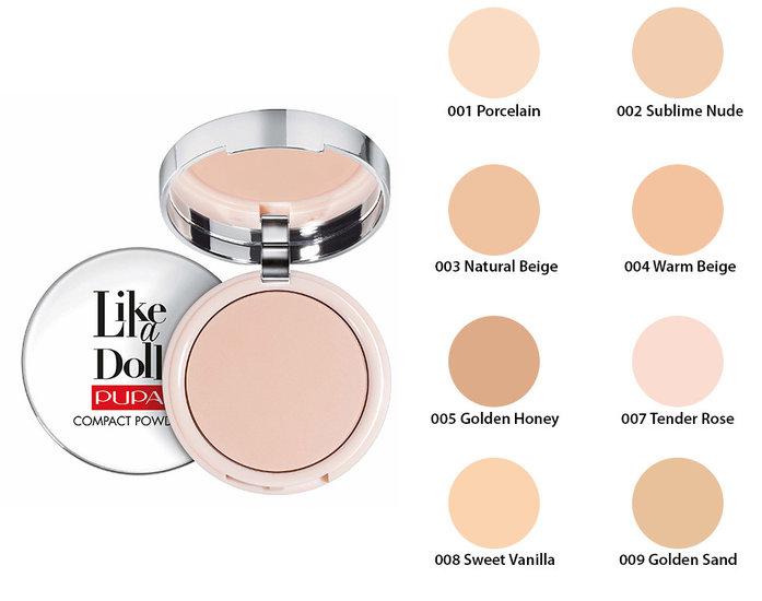 Pupa Compact Powder Like Doll SPF 15 пудра тон 003 - фото 2 - id-p79014967