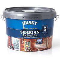 Аквалак водный для дерева бесцветный HUSKY Siberian 2.5 л.