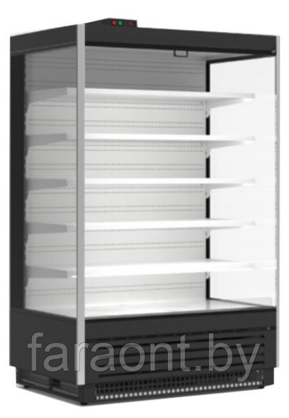 Холодильная пристенная витрина Cryspi Solo 1000 (LED с выпаривателем) без боковин - фото 1 - id-p81929795