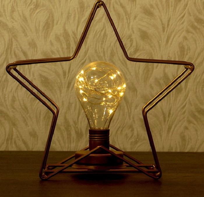 Настольный светильник в стиле лофт «Звезда» - фото 1 - id-p81929926