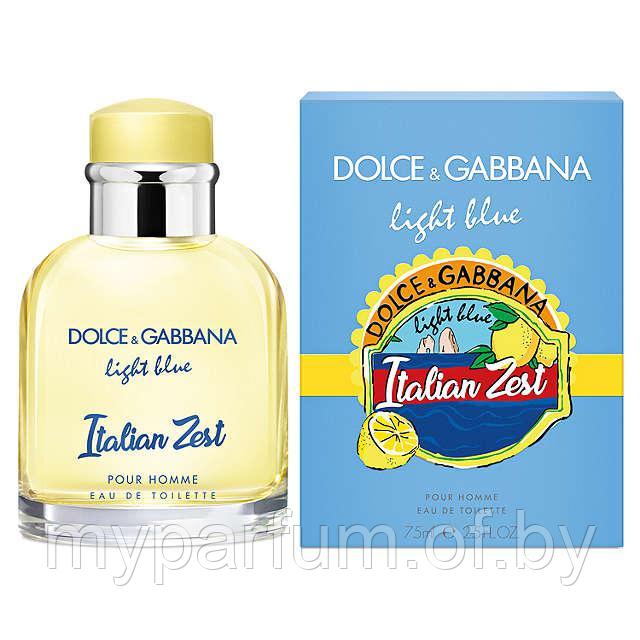 Мужская туалетная вода Dolce Gabbana Light Blue Italian Zest edt 125ml - фото 1 - id-p81945154
