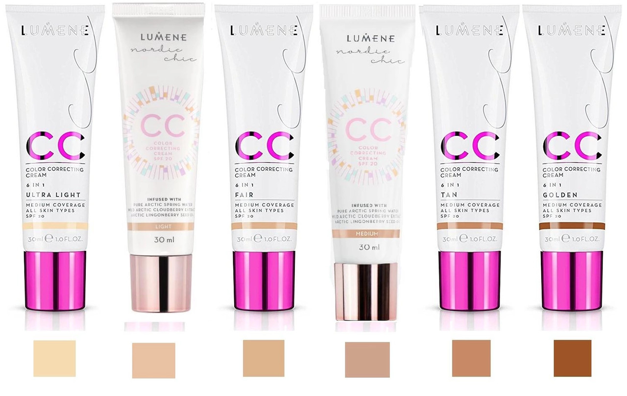 Lumene CC cream крем выравнивающий Tan (Темный) 30 ml - фото 2 - id-p79018568