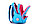 Рюкзак школьный ортопедический для девочки Maksimm - С061-1-Романтичный мишка(голубой), фото 4