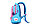 Рюкзак школьный ортопедический для девочки Maksimm - С061-1-Романтичный мишка(голубой), фото 6