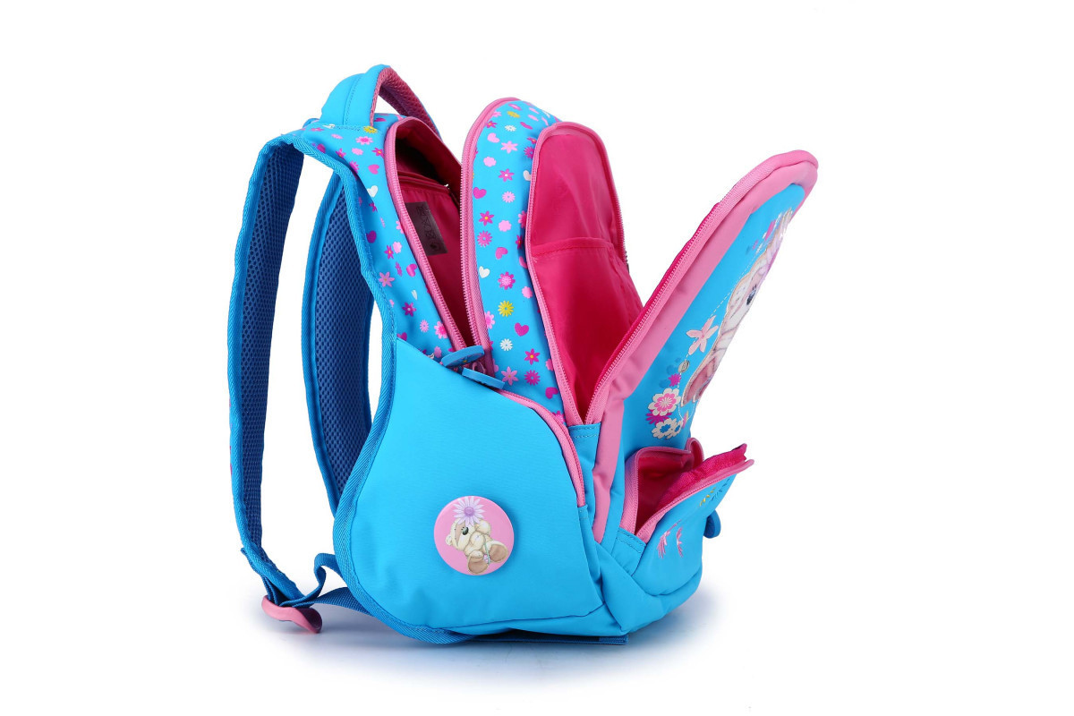 Рюкзак школьный ортопедический для девочки Maksimm - С061-2-Романтичный мишка(фиолетовый) - фото 6 - id-p81947212