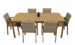 Комплект садовой мебели Garden4you CAPTAIN 20577 стол и 6 стульев