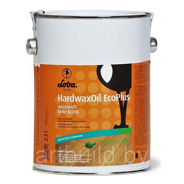 Масло для пола LOBASOL HardwaxOil EcoPlus (0.75 л.) - фото 1 - id-p81949759