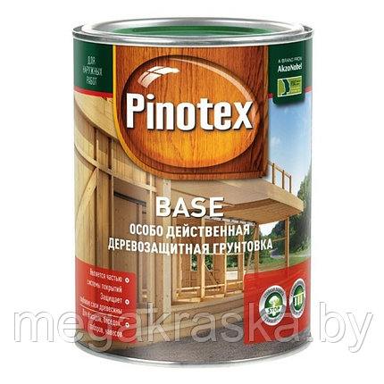 Грунтовка для дерева "pinotex base" 1л., фото 2