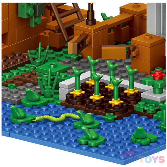 Конструктор Lele My World 33163 Загородный дом (аналог LEGO Minecraft) 1007 деталей - фото 6 - id-p81957687