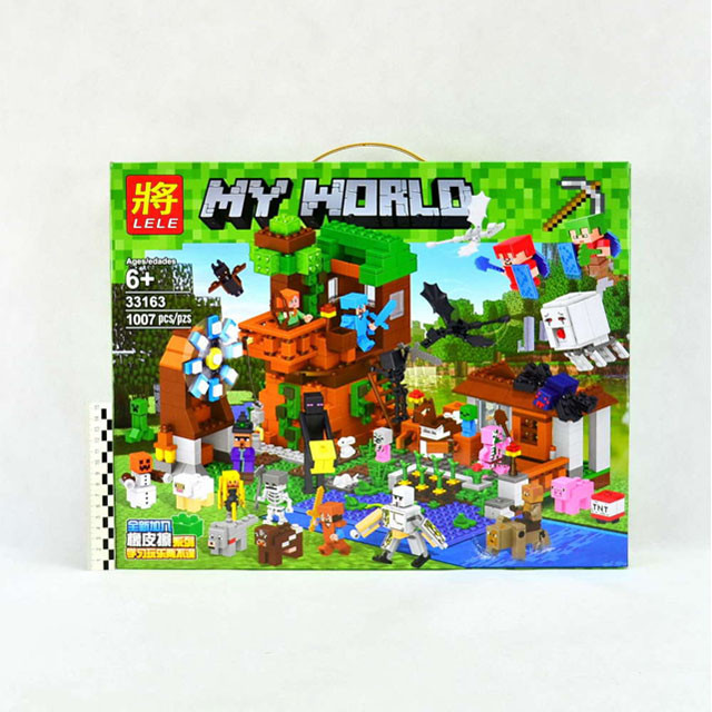 Конструктор Lele My World 33163 Загородный дом (аналог LEGO Minecraft) 1007 деталей - фото 2 - id-p81957687