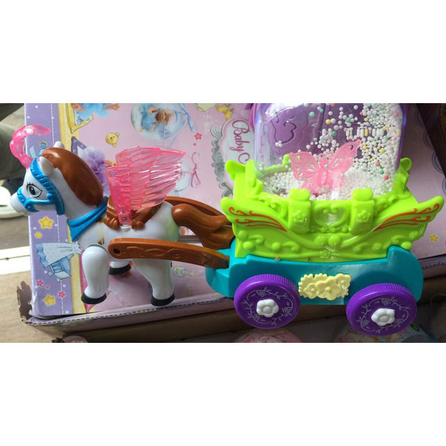 Музыкальная игрушка лошадка с каретой Bubble Carriage - фото 2 - id-p81958114