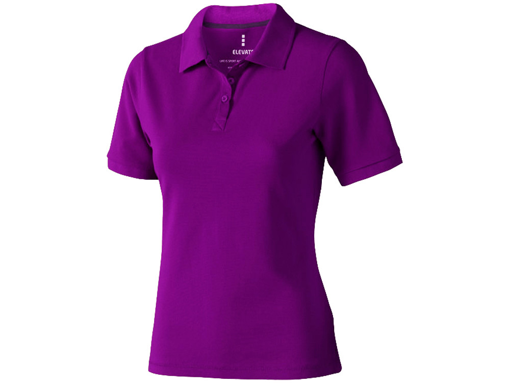 Calgary женская футболка-поло с коротким рукавом, темно-фиолетовый - фото 1 - id-p81964661
