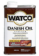 Датское защитное тонирующее масло Watco Danish Oil (0.473 л.) Красный махагон