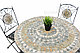Набор садовой мебели Garden4you MOSAIC K38668 (стол, 4 стула), чёрный, фото 5