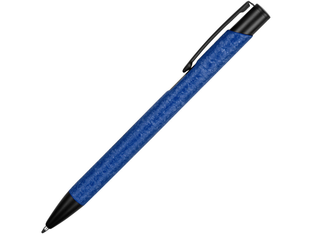 Ручка металлическая шариковая Crepa, синий/черный - фото 3 - id-p81969899