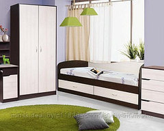 Кровать детская, подростковая Лагуна-2, размер 2042х952х810 мм. Производитель фабрика Мебель-класс, фото 3