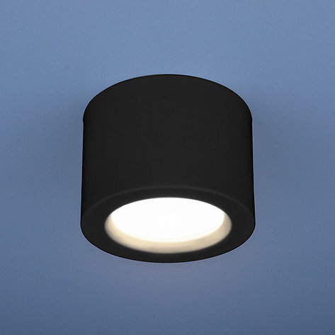 Накладной потолочный LED светильник DLR026 6W 4200K черный, фото 2