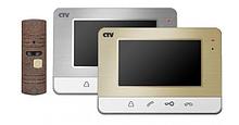  Комплект  видеодомофона CTV-DP401 (S/Ch)