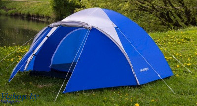 Палатка туристическая ACAMPER ACCO 4 blue - фото 1 - id-p82010264