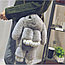Сумка-рюкзак кролик (зайка) из натурального меха (в ассортименте), фото 4