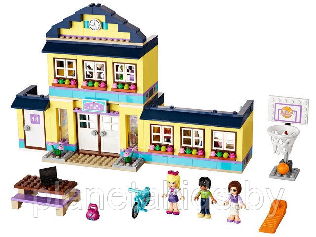 Конструктор Bela Friends "Школа Хартлейк Сити" 489 деталей арт. 10166 (аналог LEGO 41005) - фото 2 - id-p82028856