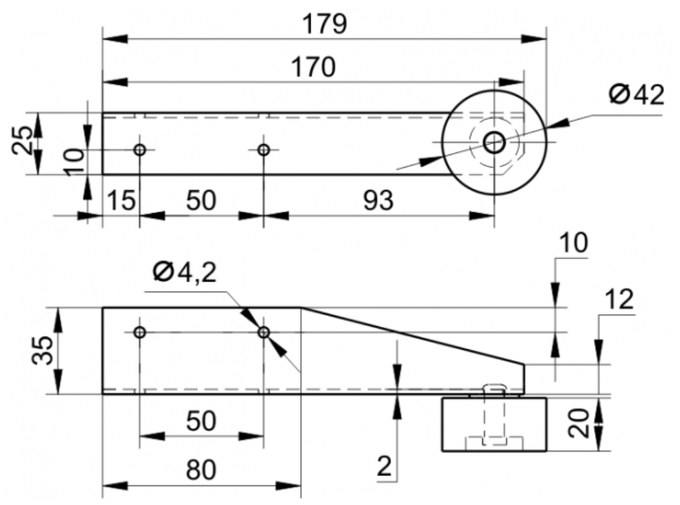 Колесная опора 125 - фото 2 - id-p69711829