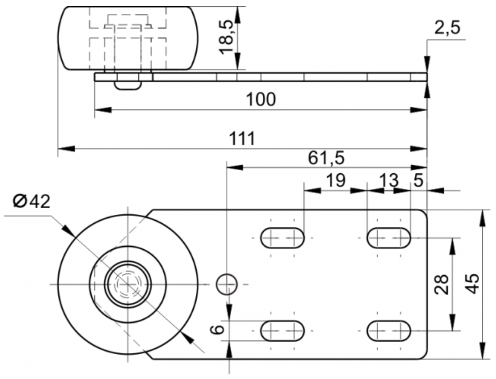 Колесная опора 409 - фото 2 - id-p69711837