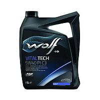 Моторное масло WOLF 21116/5 5W-40 VitalTech PI C3 5 л
