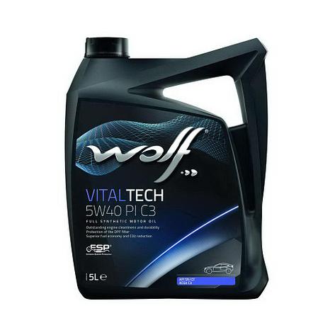 Моторное масло WOLF 21116/5 5W-40 VitalTech PI C3 5 л, фото 2