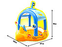 Детский надувной бассейн "Маленький капитан" Intex 57426 с навесом и надувным дном купить в Минске, фото 4