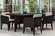 Комплект мебели KETER Columbia dining set (5 предметов), коричневый, фото 2