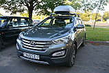 Багажник LUX для Hyundai Santa Fe III (без рейлингов), 2012-...   аэродуги, фото 5