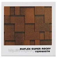 Битумная черепица Super Rocky Терракота  KATEPAL