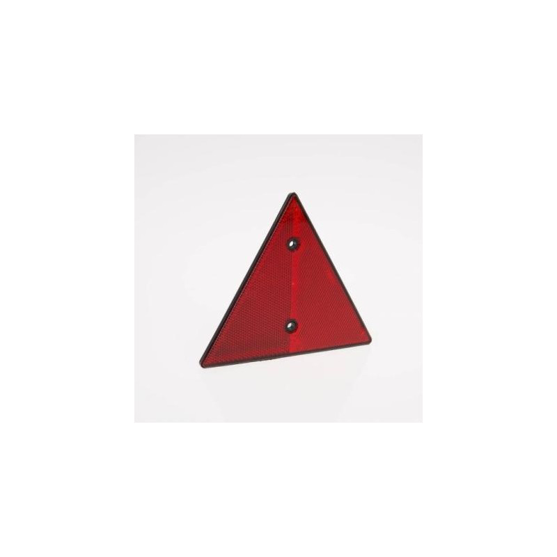 Треугольный светоотражатель с отверстиями под винты. DOB-031