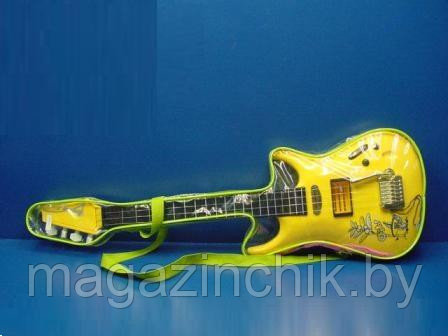 Детская четырехструнная гитара 170A2 желтая, красная (длина - 64 см) в чехле купить в Минске - фото 1 - id-p3957685
