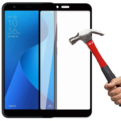 Противоударное защитное стекло Full Screen Cover 0.3m черное для Asus ZenFone Max M1 ZB555KL - фото 2 - id-p82149175