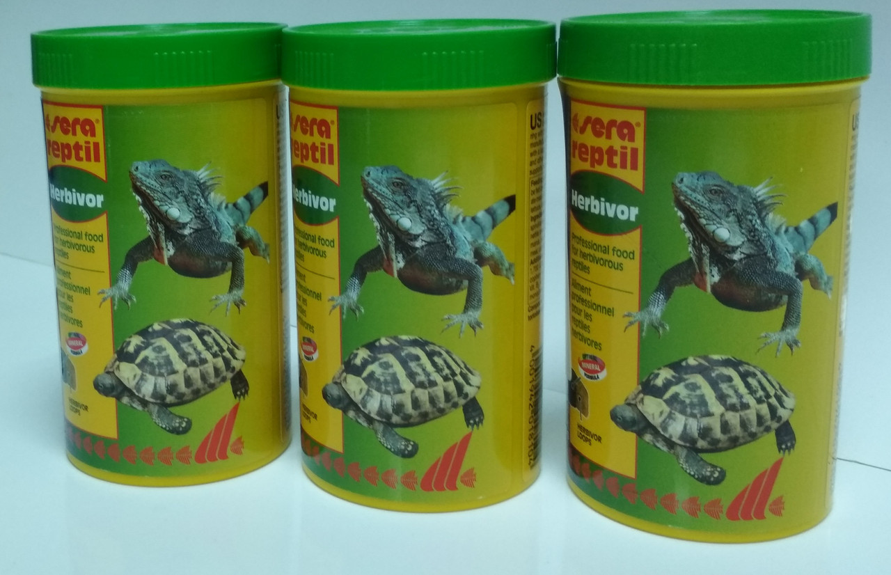 Корм Sera reptil Professional Herbivor для Растительноядных Рептилий 250ml/85g - фото 3 - id-p82193599