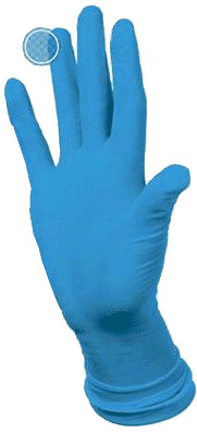 "Перчатки для обследования PRONITRILE, синие"