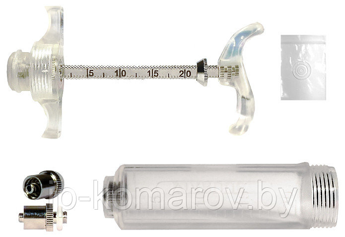 "Многоразовые шприцы KRUUSE plexi syringe,LL" - фото 2 - id-p82193315