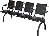 Секция стульев «Вега» с подлокотником