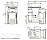 Печь банная Термофор (TMF) Ангара 2012 Inox Витра ЗК ТО терракота, фото 2