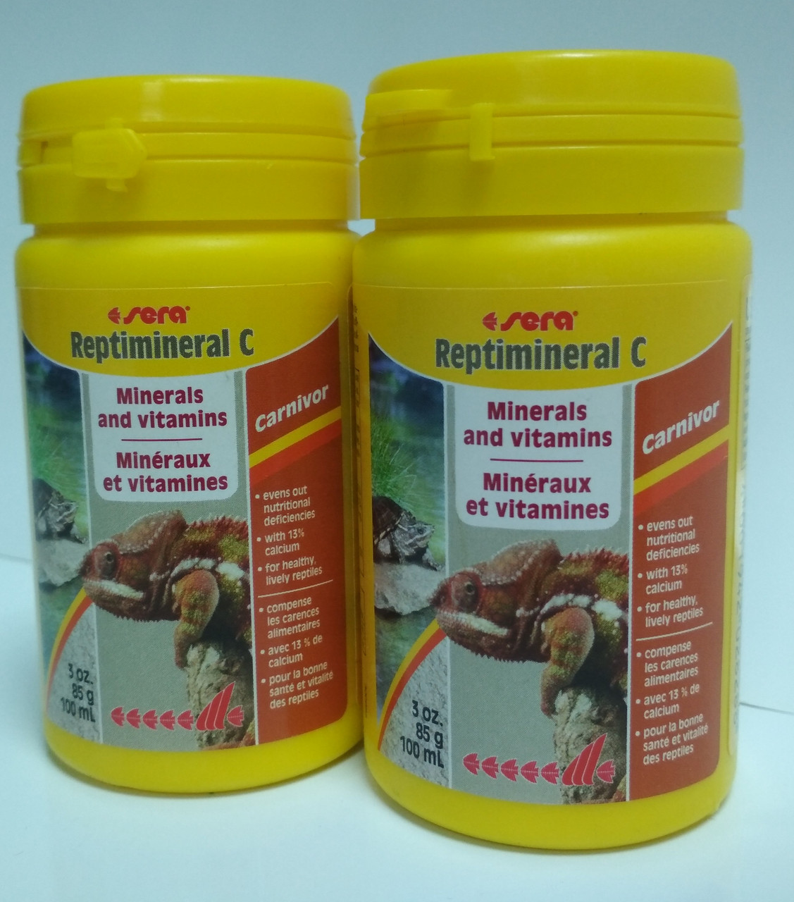 SERA REPTIMINERAL C 100 ML - Дополнительные минералы и витамины для плотоядных рептилий. - фото 2 - id-p82216147