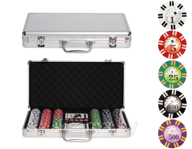 Набор для покера Royal Flush на 300 фишек - фото 1 - id-p82219151