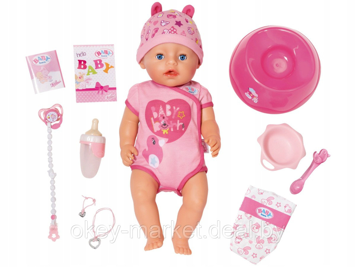 Интерактивная кукла Baby Born Очаровательная малышка 824368 - фото 2 - id-p82220005