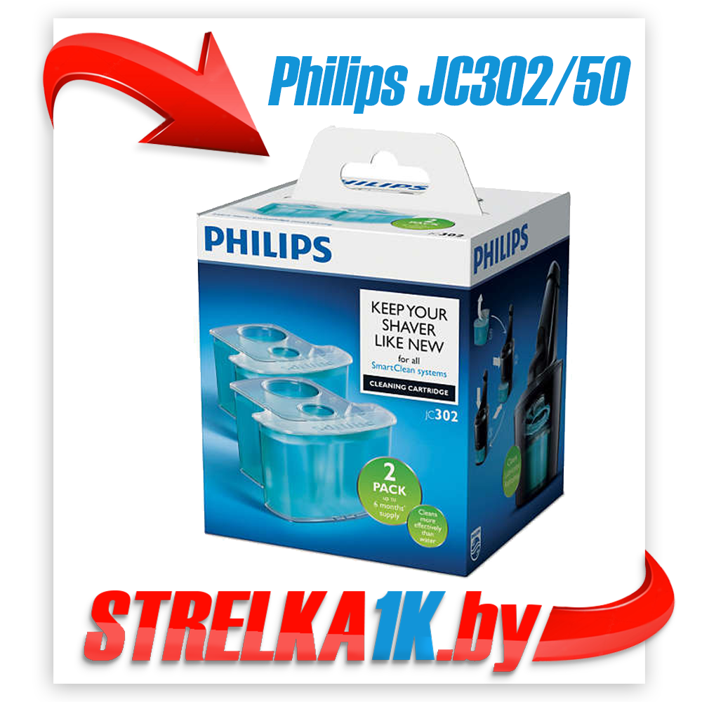 Картридж для бритвы 2-Pack Philips JC 302/50 Cartridge - фото 1 - id-p82223829