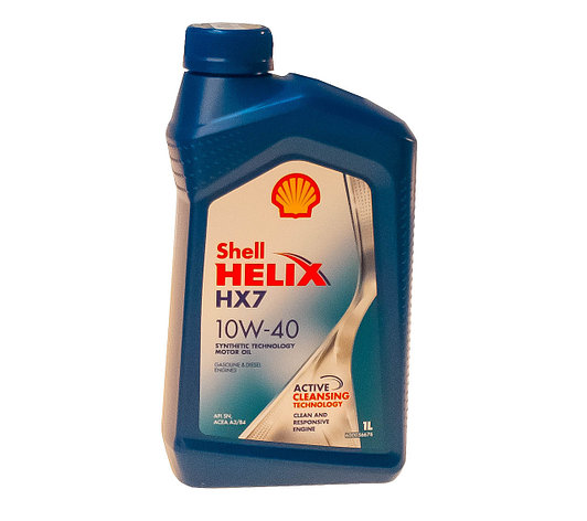 Моторное масло SHELL 550040340 Helix HX7 10W-40 1л, фото 2