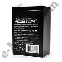 Аккумулятор для ИБП 6V/3.5Ah Robiton VRLA6-4.5-S, КНР - фото 1 - id-p63386910