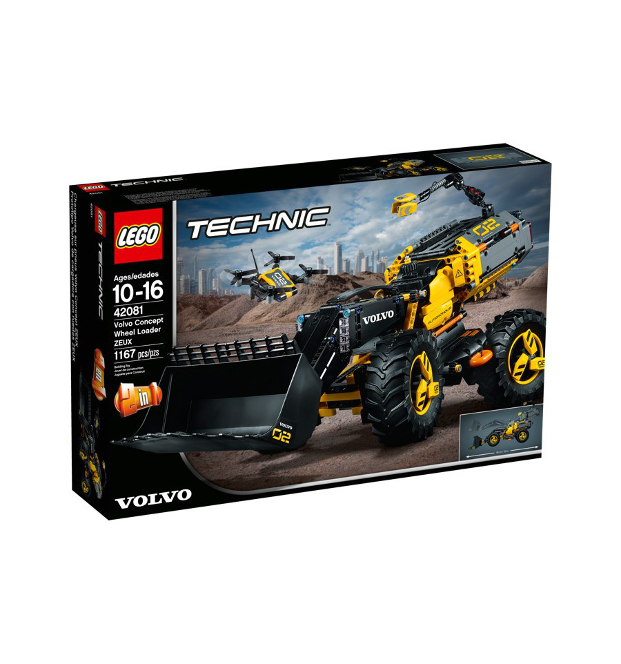 LEGO 42081 VOLVO колёсный погрузчик ZEUX