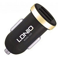 Автомобильное зарядное устройство LDNIO Dual USB + MicroUsb кабель (DL-C22) 2.1A