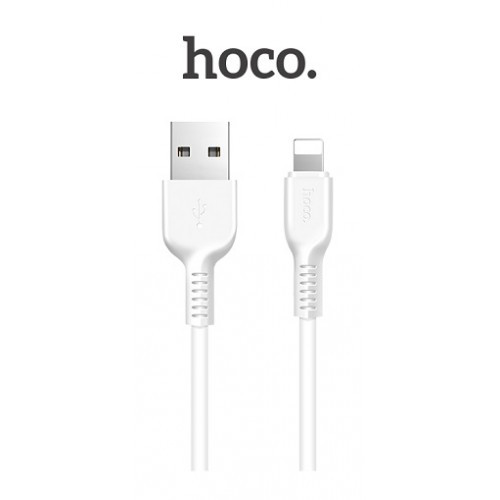 Кабель USB HOCO X13 Lightning iPhone 1m белый - фото 1 - id-p82380859